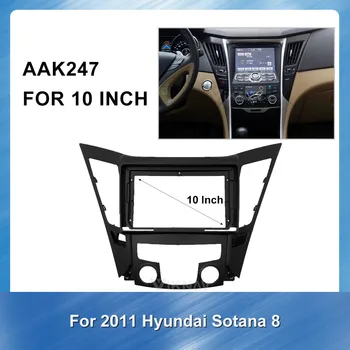 

10 Inch Car Auto Radio Multimedia fascia For HYUNDAI Sonata 8 2011 Panel Mount Installation Double Din Car DVD car accessories