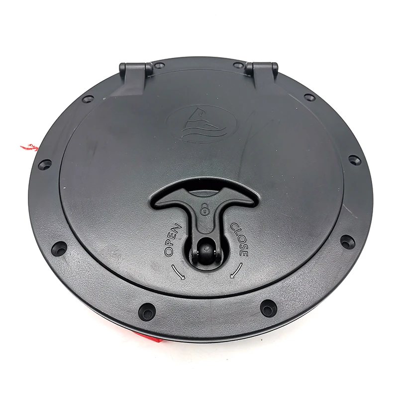 8 inch Round Hatch Cover Deck Plate For Kayak Canoe with Screws Storage Bag clam vent ventilator vent for boat outlet yacht kayak with mounting screws