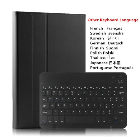 T580 other language Чехол с клавиатурой Bluetooth для samsung Galaxy Tab A 10,1 SM T585, кожаный чехол для планшета samsung Galaxy Tab A 10,1 T580 - Цвет: T580 other language