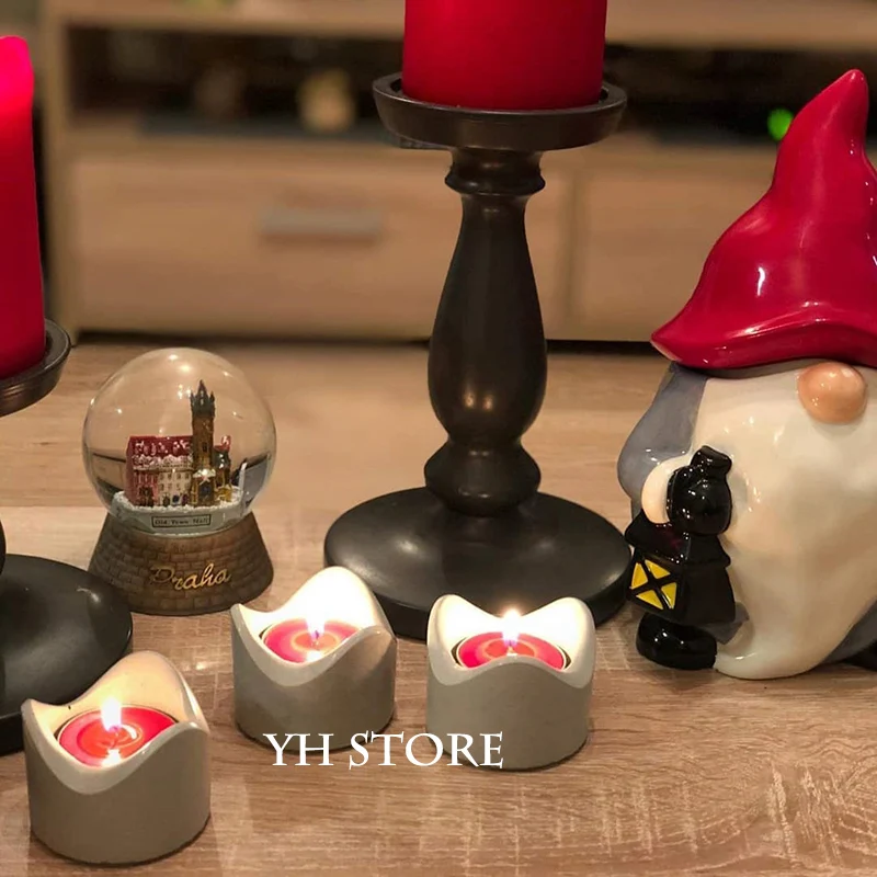 

Molds for concrete Handmade Resin Candle holder molds tealight holder mold Candlestick molds Container molds