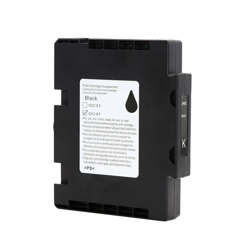 GC41 Пустой совместимый чернильный картридж с чипом для Ricoh Aficio SG 3110DN SG 3100 SG 2100 SG 2010L принтера