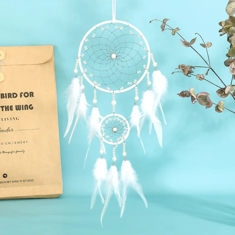 

Crafts Cross Border Hot Selling Europe And America Accessories Dreamcatcher Wind Chime Pendant Creative Birthday Gift Home Acces