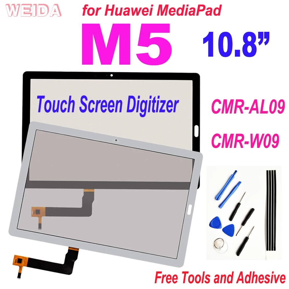 10 8 &quotсенсорный экран для Huawei MediaPad M5 CMR AL09 W09 сенсорный дигитайзер Переднее стекло