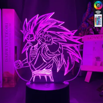

Dragon Ball Night Light 3d Illusion Goku Figure Nightlight for Kids Bedroom Decoration Cool Led Table Lamp Anime Gift for Him