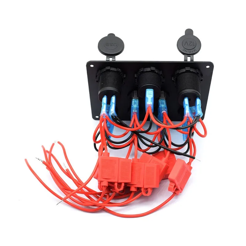 12V RV Автомобильная Морская Лодка 8 банд водонепроницаемый переключатель панель с переключателями для автомобиля Лодка RV грузовик ATV UTV