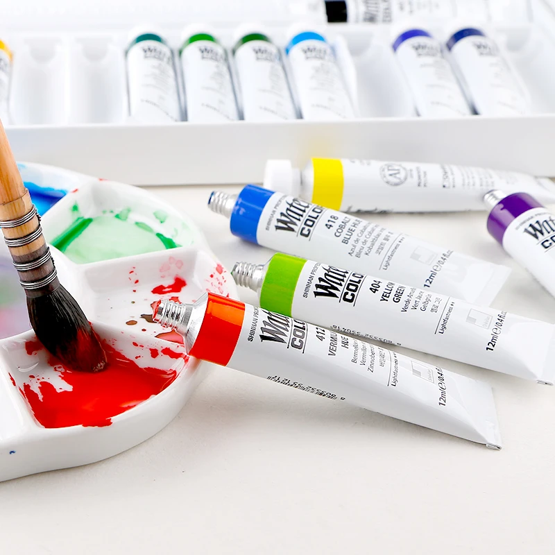 ShinHan Expert Level High-purity Transparent Watercolor Paint 30 Color/7.5ML 20 Color/12ML Aquarela Drawing Watercolor Supplies