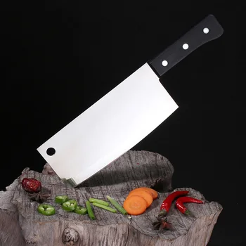 

3cr13 Stainless Steel Kitchen Knives Sharp Chopping Chef Knife Non Slip Handle Cleaver Cooking Accessorie Home