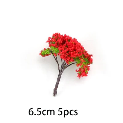 DIY sand table material sence accessories model tree/model plant 5pcs/3pcs for miniature Lansape/model Layout CC model