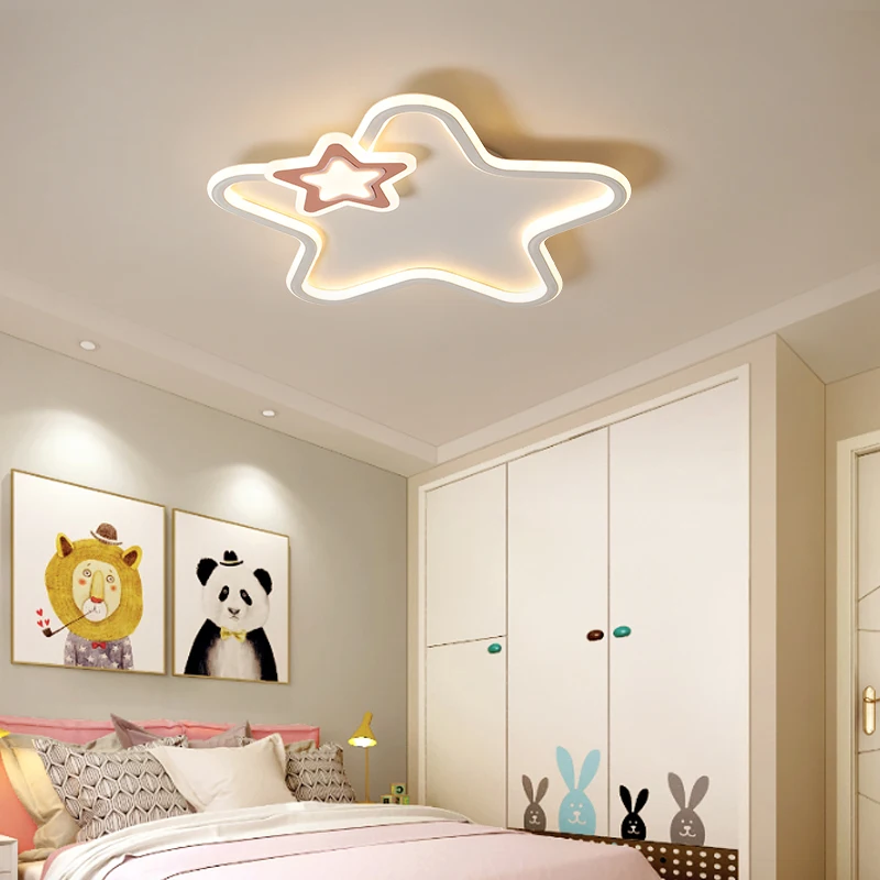 Современные светодиодные потолочные лампы для помещений, плафон для гостиной, спальни, детской комнаты, потолочная лампа для мальчиков и девочек