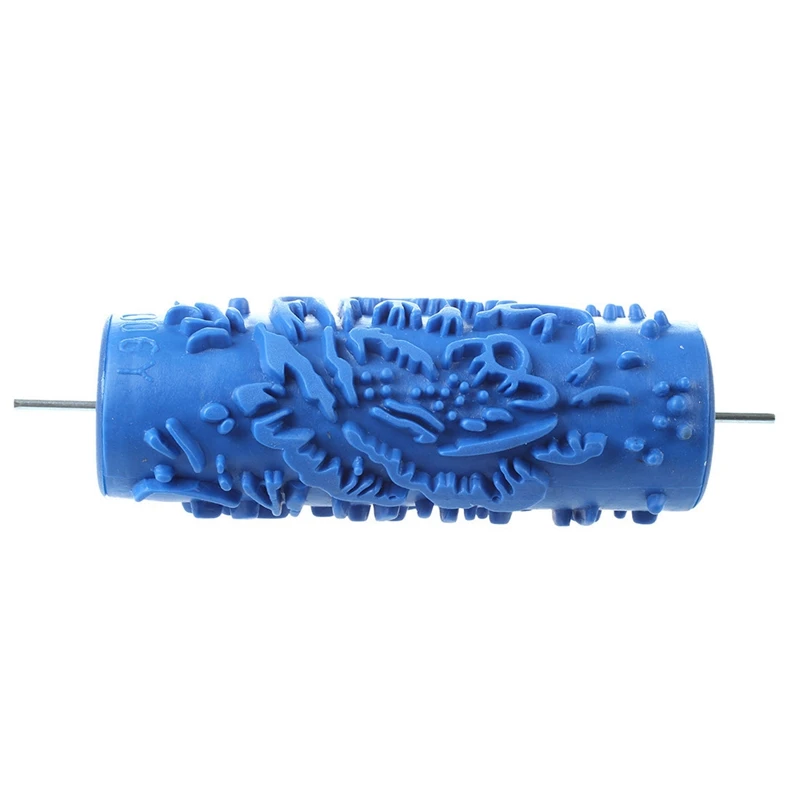 

Empaistic 15cm Decoration Wall Paint Rollers Increased pattern Flowers For decoration machine - Blue