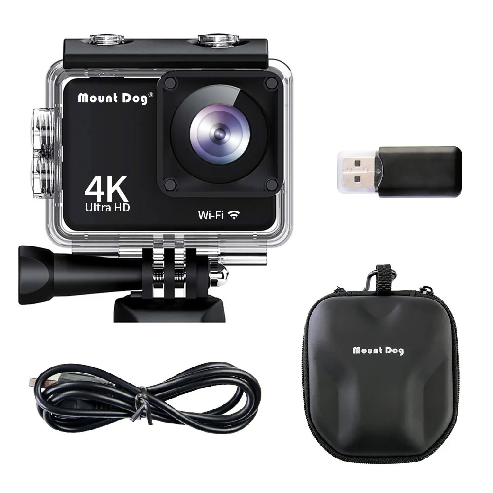 Спортивная Экшн камера Go Ultra Pro HD 4K 2 0 дюймовый видеорегистратор с Wi Fi и пультом