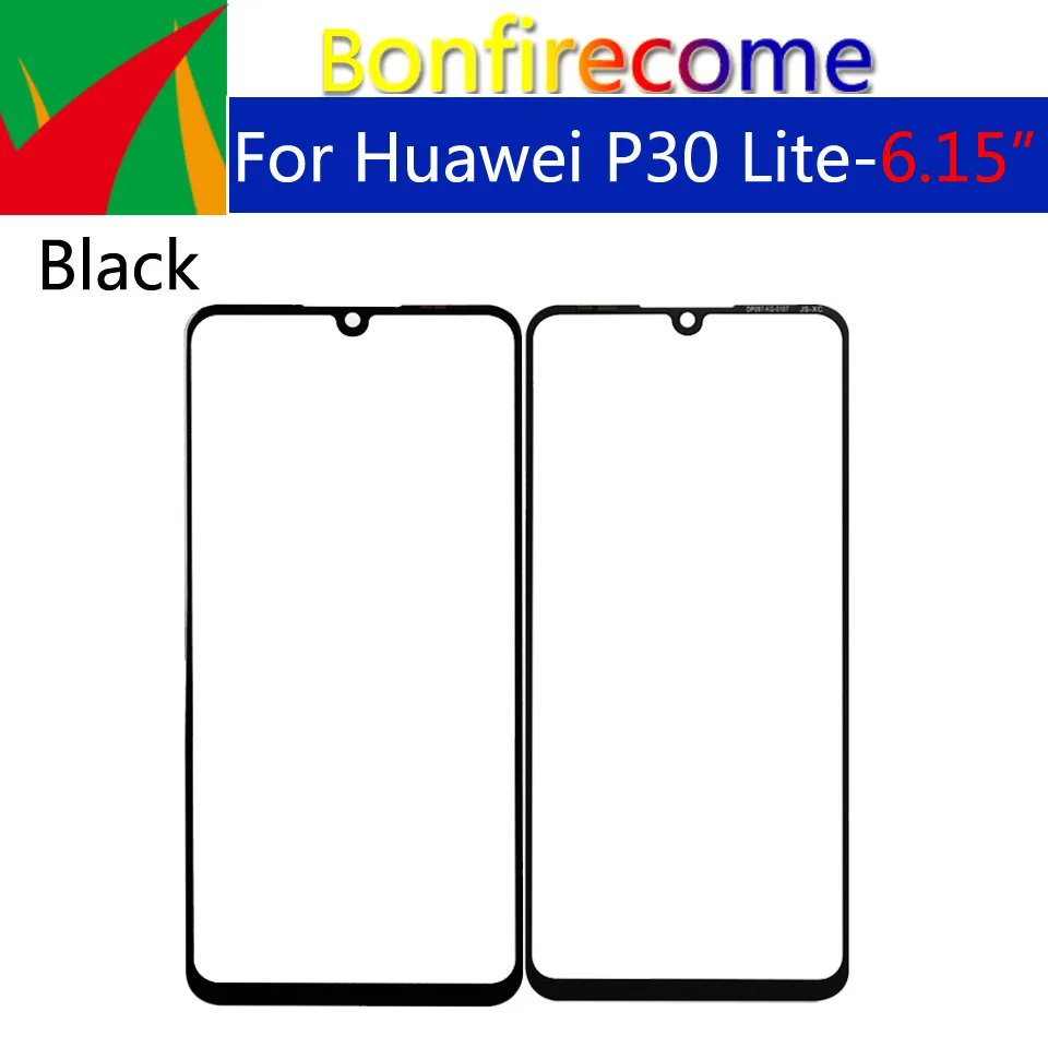 Сенсорный экран 6 15 дюйма для Huawei P30 Lite передний Внешний стеклянный объектив Nova 4E