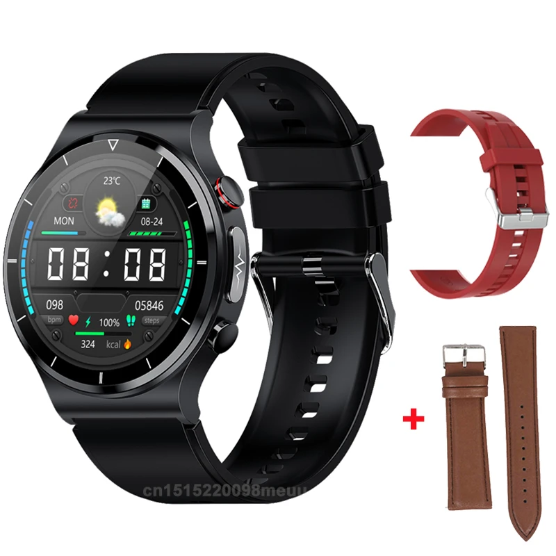 E88 Smart Watch Men Watch 1.32 inch Screen EGG Collector IP68 Waterproof BodyTemperature Wireless charger Watches PK E80 E86 