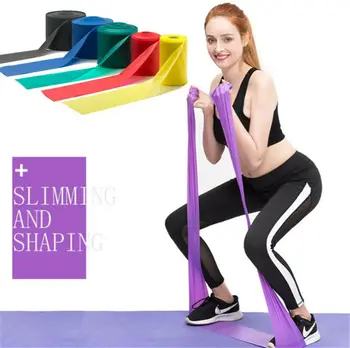

15MThera Band Resistance Bands Theraband Ballet Pilates Yoga Gymnastics Stretch Thickening Yoga Belt 1 Volume