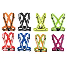 Безопасности светоотражающий жилет ремень полосы ремни ночной бег-езда на велосипеде