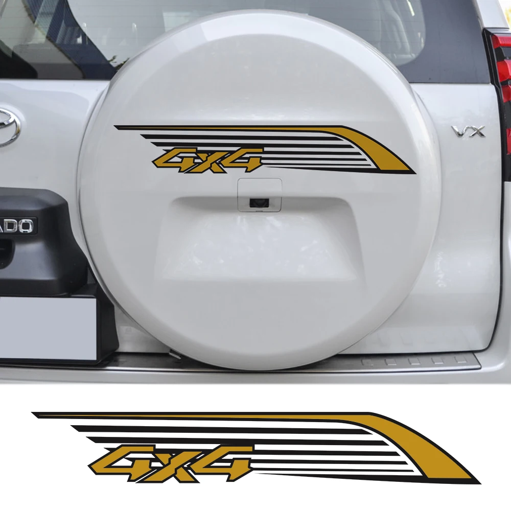 Cubierta de rueda de repuesto para coche, de vinilo para Toyota Land Cruiser Prado