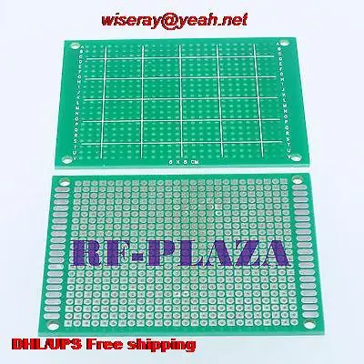 

DHL/EMS 300pcs 6x8cm Single-Side Prototype PCB Universal Printed Circuit Board Tinned-PCB Connector-A6