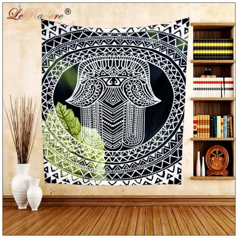 Новый Гобелен Мандала Zen настенная пляжная вешалка для полотенец хлопок домашний