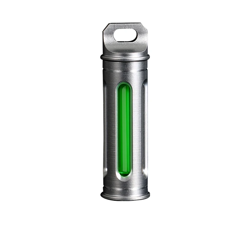Тритиевая газовая лампа, брелок, автоматический светильник, самолюминесцентный спасательный аварийный светильник s для безопасности и выживания на открытом воздухе - Цвет: green