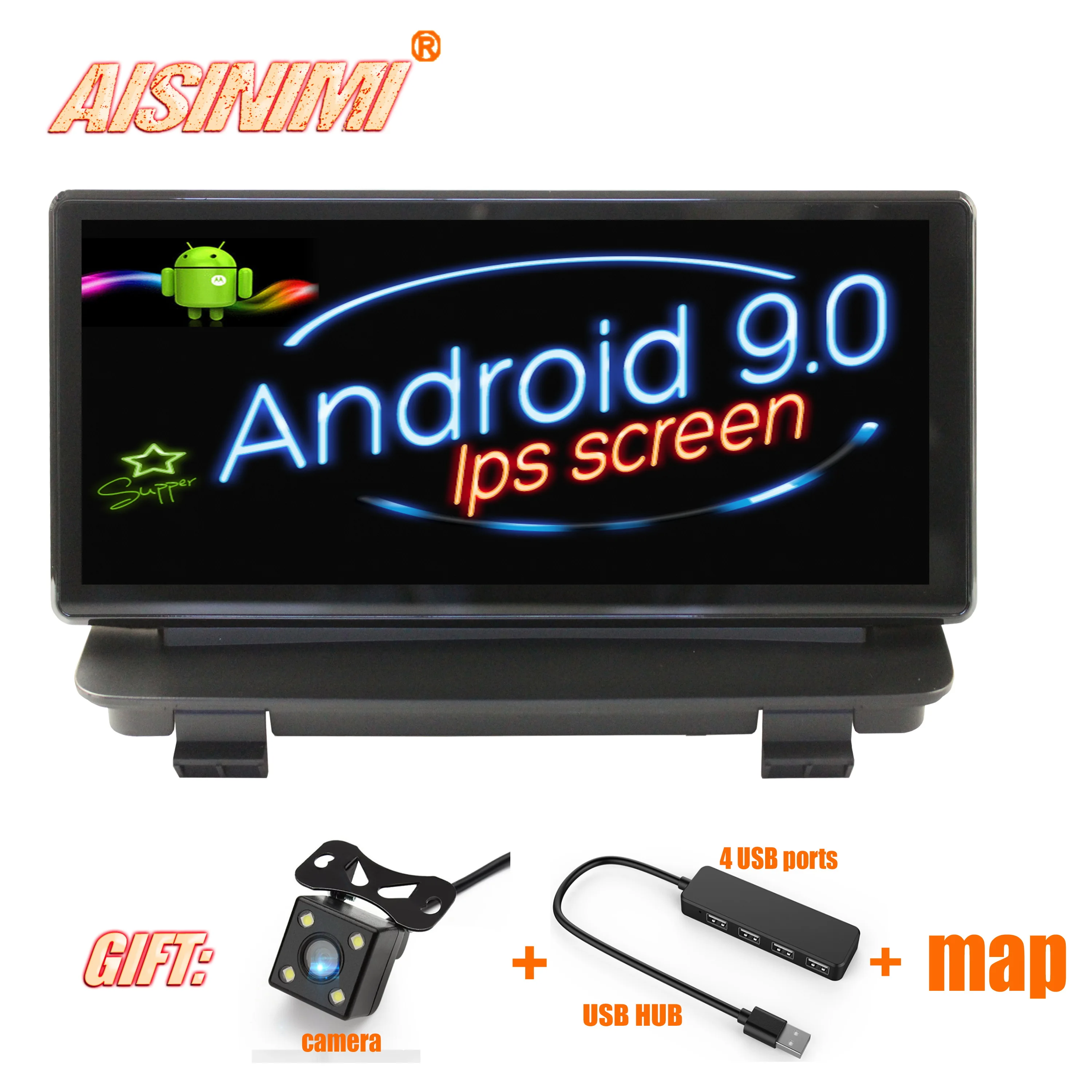 Автомобильный Dvd плеер AISINIMI Android 9 0 Navi для Audi Q3 2013 2018 автомобильный монитор дисплей