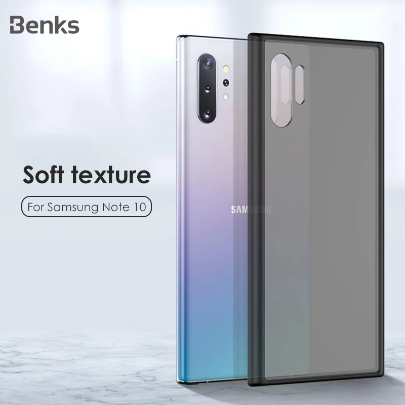 Benks для телефона, защитный чехол TPU+ PC, мягкий чехол для samsung Note 10 10+ Plus, полное покрытие, нескользящий чехол