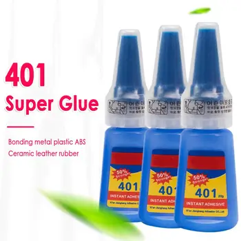 

401 Rapid Fix Instant Fast Adhesive 20g Bottle Stronger Super Colorless Glue Multipurpose Jewelry Stone Quick Dry Universal Glue