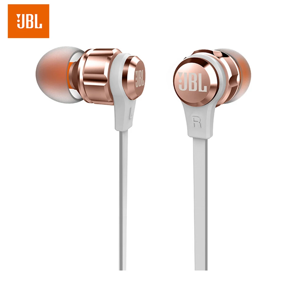 JBL T180A Stereo Earphone Running Sports Earbuds Handsfree Call with Mic Pure Deep Bass Game Music Headset for iPhone Android
