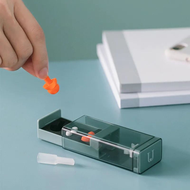 Earplugs Noise Reduction Sleep For Snoring Silicone Soft Foam Ear Plugs Sound Insulation Ear Protection From Xiaomi Youpin