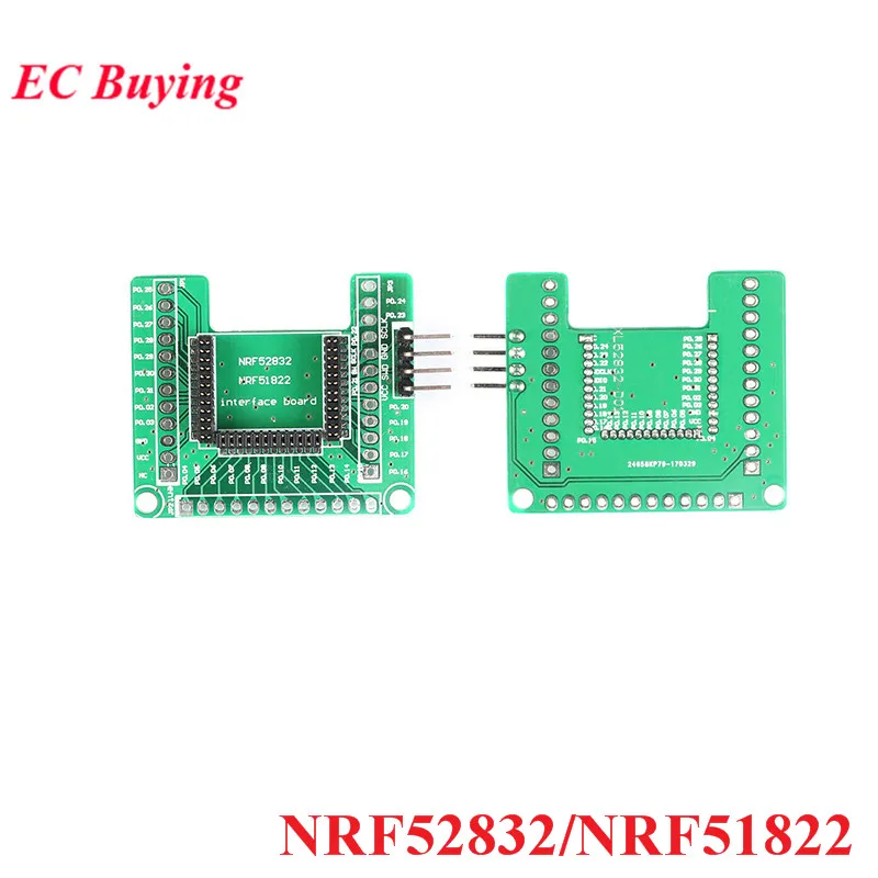 NRF51822 NRF52832 минимум плата тестирования адаптер пластина NRF528 51822|Интегральные
