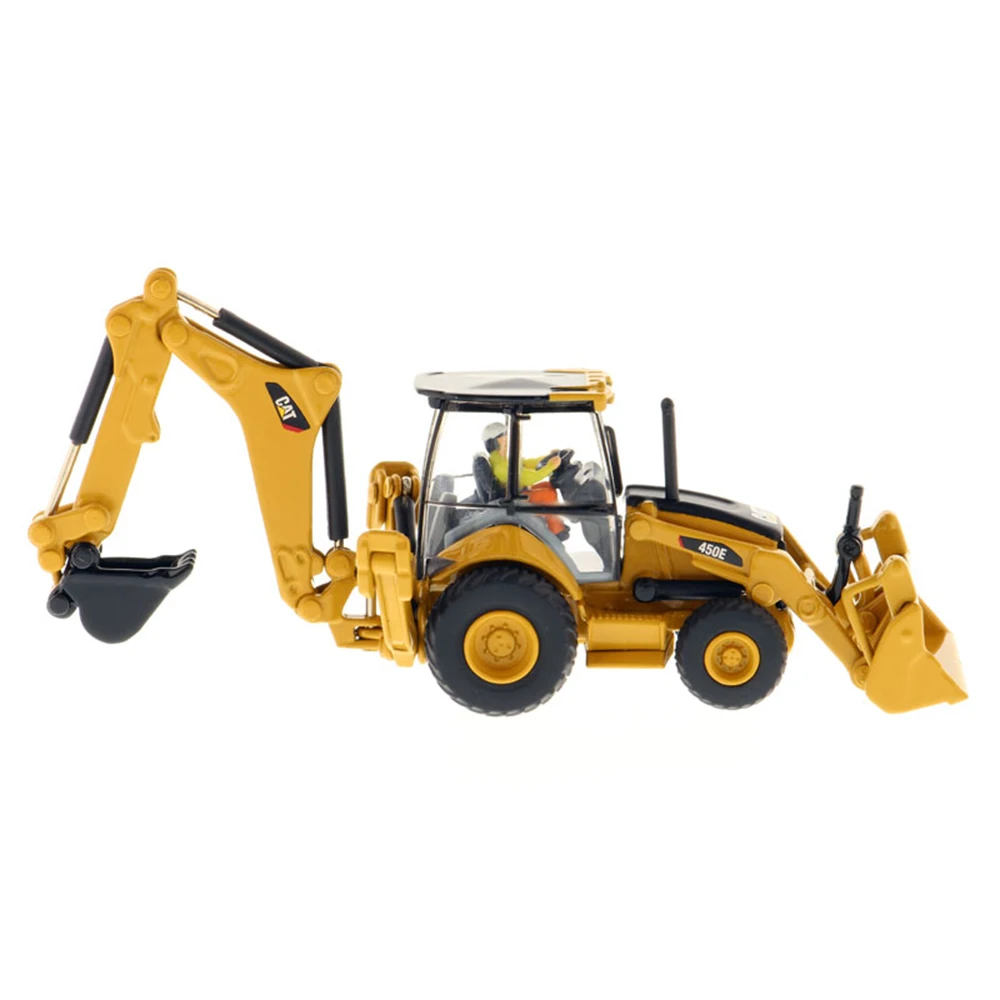 Diecast Masters(#85263) 1/87(HO) Scale Caterpillar 450E Backhoe Loader Vehicle CAT Engineering Truck Model Cars Gift Toys