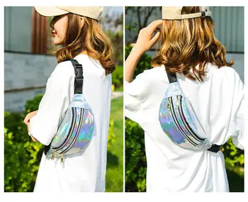 

Men PU Leather Waist Bag 2019 Fashion Women Mini Chest Bag Unisex Travel Waist Bags Ladies Belly Pack Handbag Phone Key Pouch