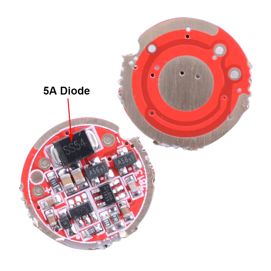 17mm 20mm 3V-15V 2.5A Constant Current Driver Board for XHP50 T6 U2 L2 XPL 1-3pcs 18650 26650 LED Flashlight Torch lamp