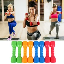 

1 Pair Women Fitness Workout Dumbbell ABS Non-Toxic Girl Children Kids Portable Dumbbells Home Gym Yoga Exercise Dumbbells