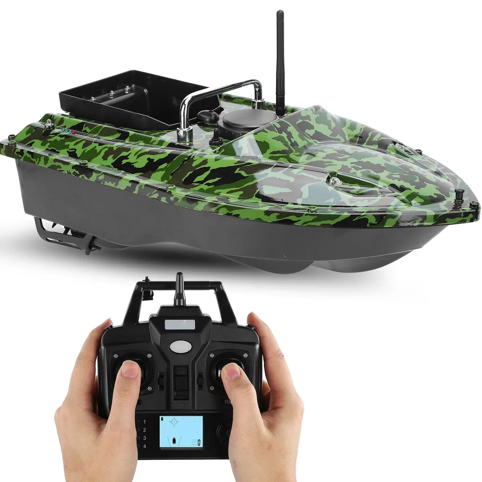 Bateau de pêche GPS, Conteneurs à appâts simples, Télécommande, D16E