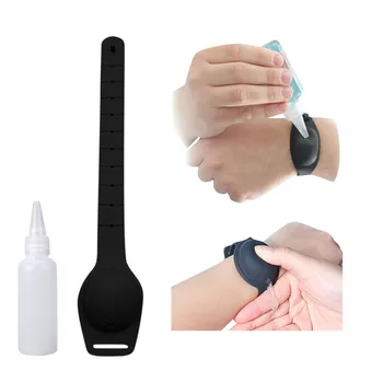 

10ML Wristband Dispenser Reusable Wristbands Hand Sanitizer Dispensing Portable Bracelet Wristband Hand Dispenser Wrist Support