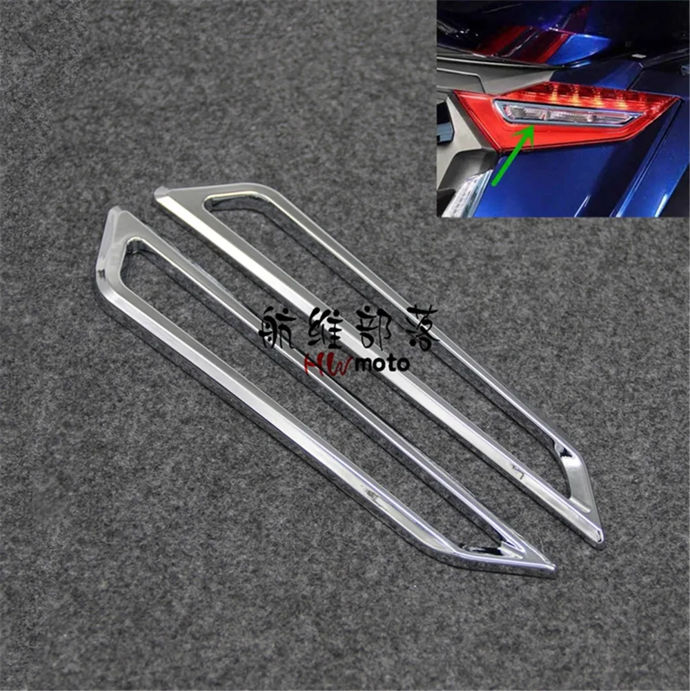 

Chrome Taillight Trim case for HONDA Goldwing GL1800 2018-2020 Rear brake light decoration