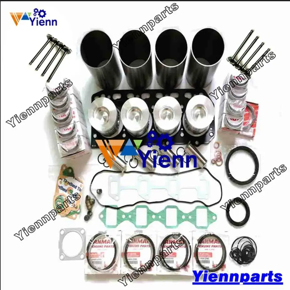 4TN82E-RDWS 4TN82E-HP 4TN82L-US 4TN82 комплект для ремонта двигателя с клапаном Yanmar 4TN82-REY 4TN82L-RUSF