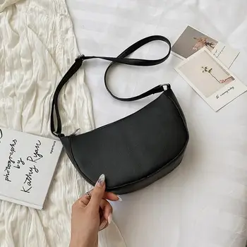 

PU Leather Small Saddle Bag For Women 2020 New Designer Crossbody Bag Female Messenger Shoulder Bags Summer Purses and Handbags