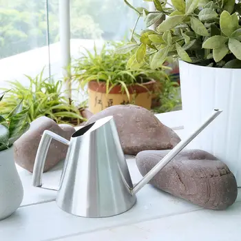 

400ML Stainless Steel Long Spout Indoor Garden Bonsai Plant Flower Watering Can Plant Watering Tool, Durable