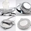 Pacifier Clip Silver Corwn Pacifier Beads Personalized Bling Pacifier Infant Nipple Holder chupetes de lujo 2