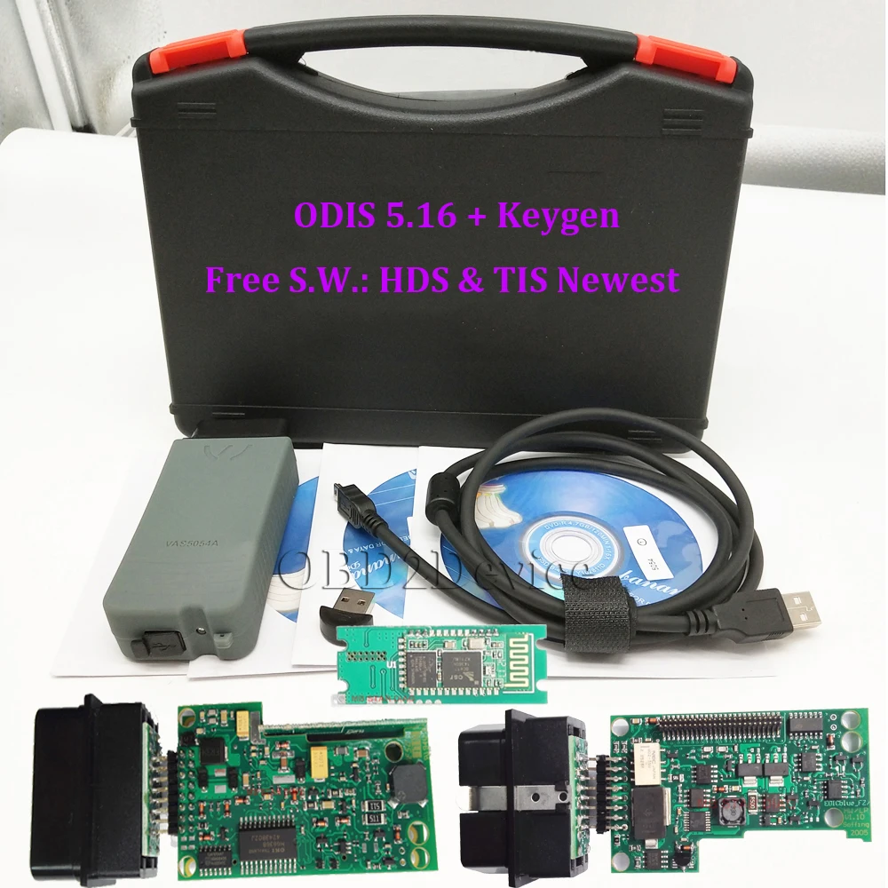 Высококачественный адаптер OBD2 5054A ODIS 5 26 OKI полный чип Bluetooth сканер VAG