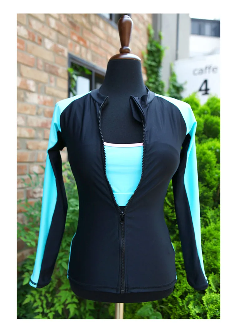 Diving Suit Women's Split Type Five-Piece Long Sleeve Trousers Jellyfish Snorkeling Swimsuit Set Quick-Dry Joint Slimming South