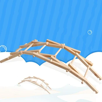 

DIY Technology Material Bag Children's DIY Toy Material Making Package Creative Popular Science Equipment Arch Bridge Model
