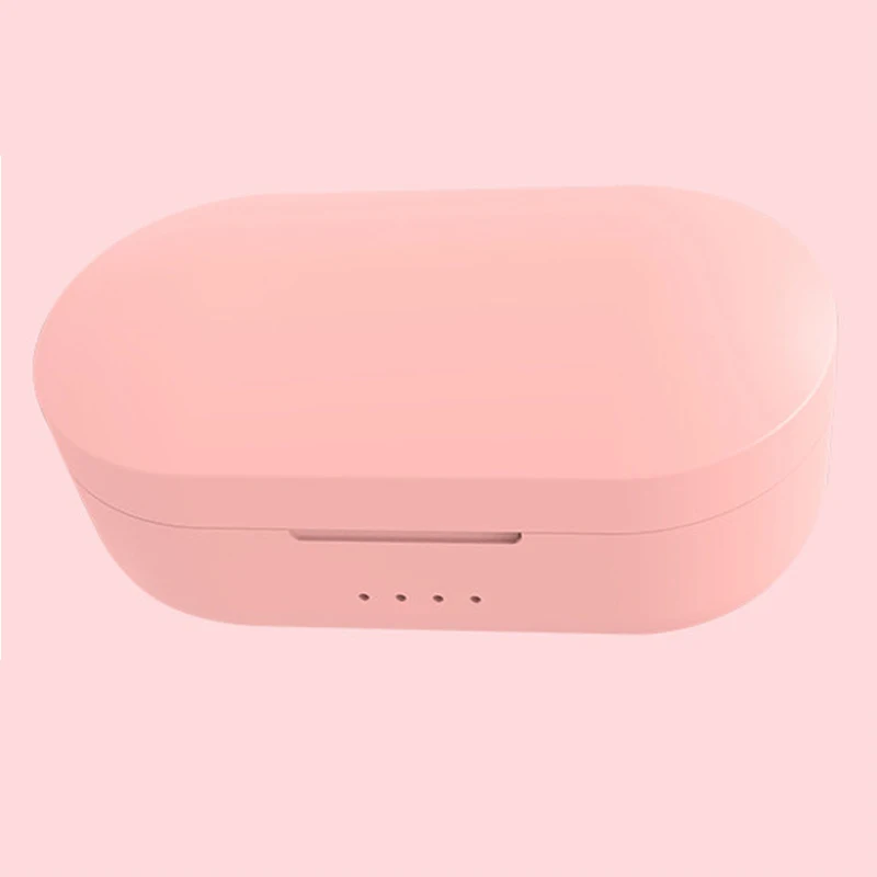 Red Femperna TWS M1 Bluetooth наушники, HD стерео беспроводные наушники, шумоподавление игровая гарнитура с зарядным устройством - Цвет: Red