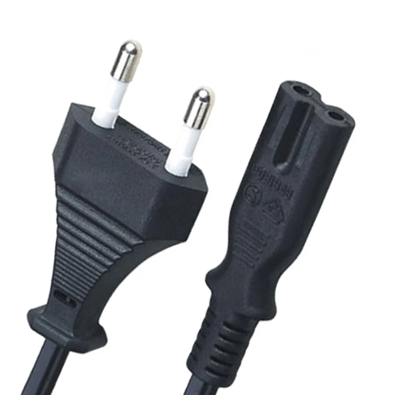 c8 with euro power cord 1.5m length 2*0.75mm² cable