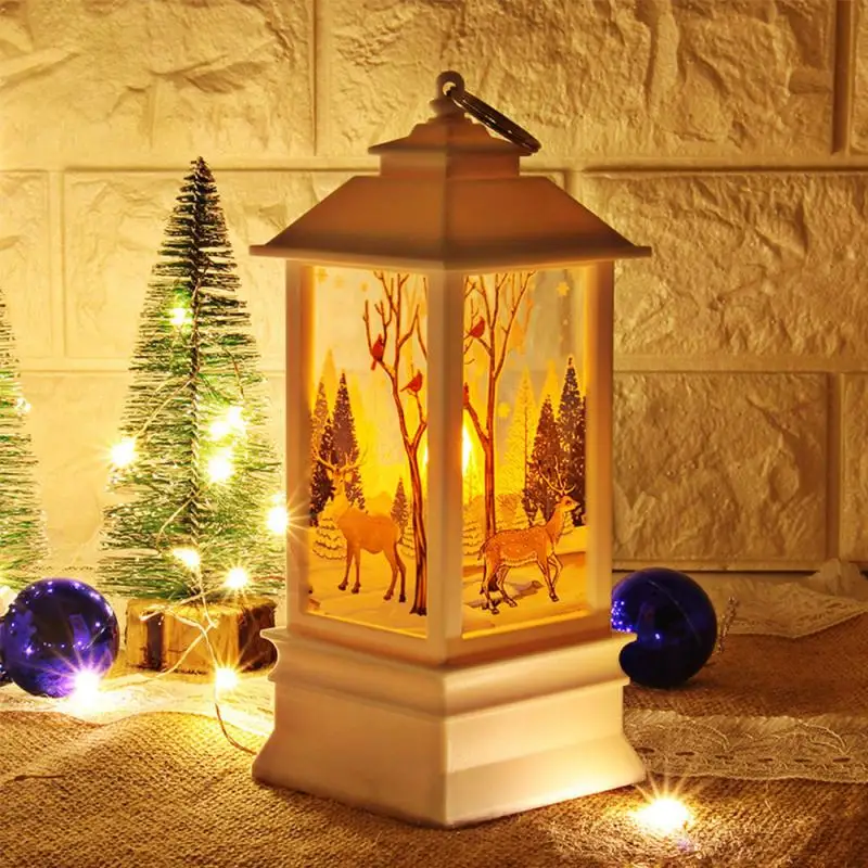 Рождественский Декор для дома, Санта-Клаус, снеговик, ночные огни, настольные декоративные рождественские украшения, Новогоднее украшение на елку