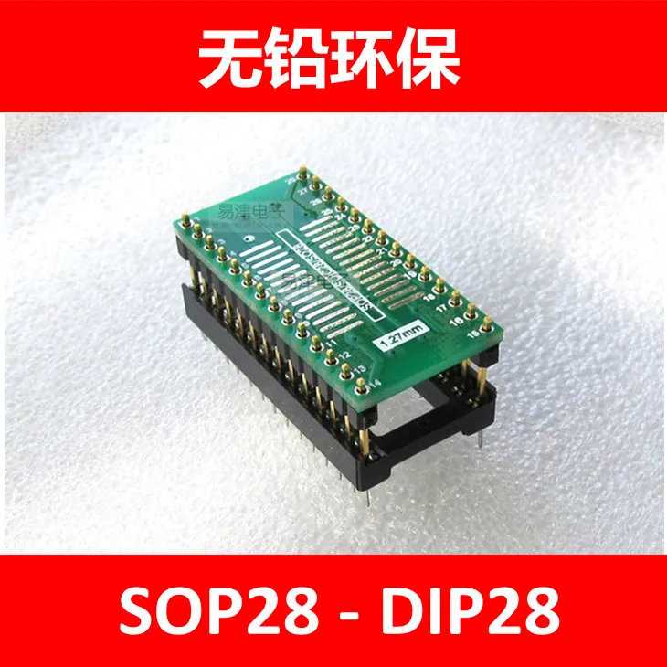 

Patch to SOP28 to Dip28 TSSOP SOIC SSOP28 Lead-free Adapter Board