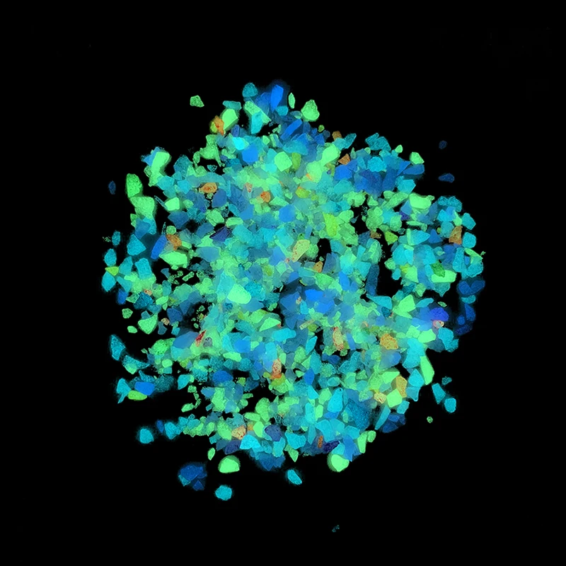 30g Luminous Sand Stones Garden Park Road Pebbles Glow In Dark Ornaments For Party Aquariums Fish Tank Decoration Stone Ornament