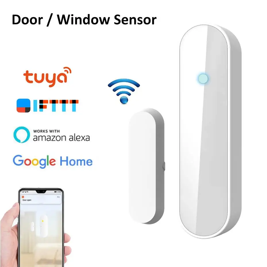 AVATTO Tuya Смарт Wi-Fi окно/датчик двери, открытые/Закрытые детекторы, совместимые с Alex, Google Home iftt для Прямая