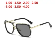 Mincl/ Ретро металлический большой каркас унисекс солнцезащитный фотохромный бренд дизайнерская оправа для очков для женщин NX